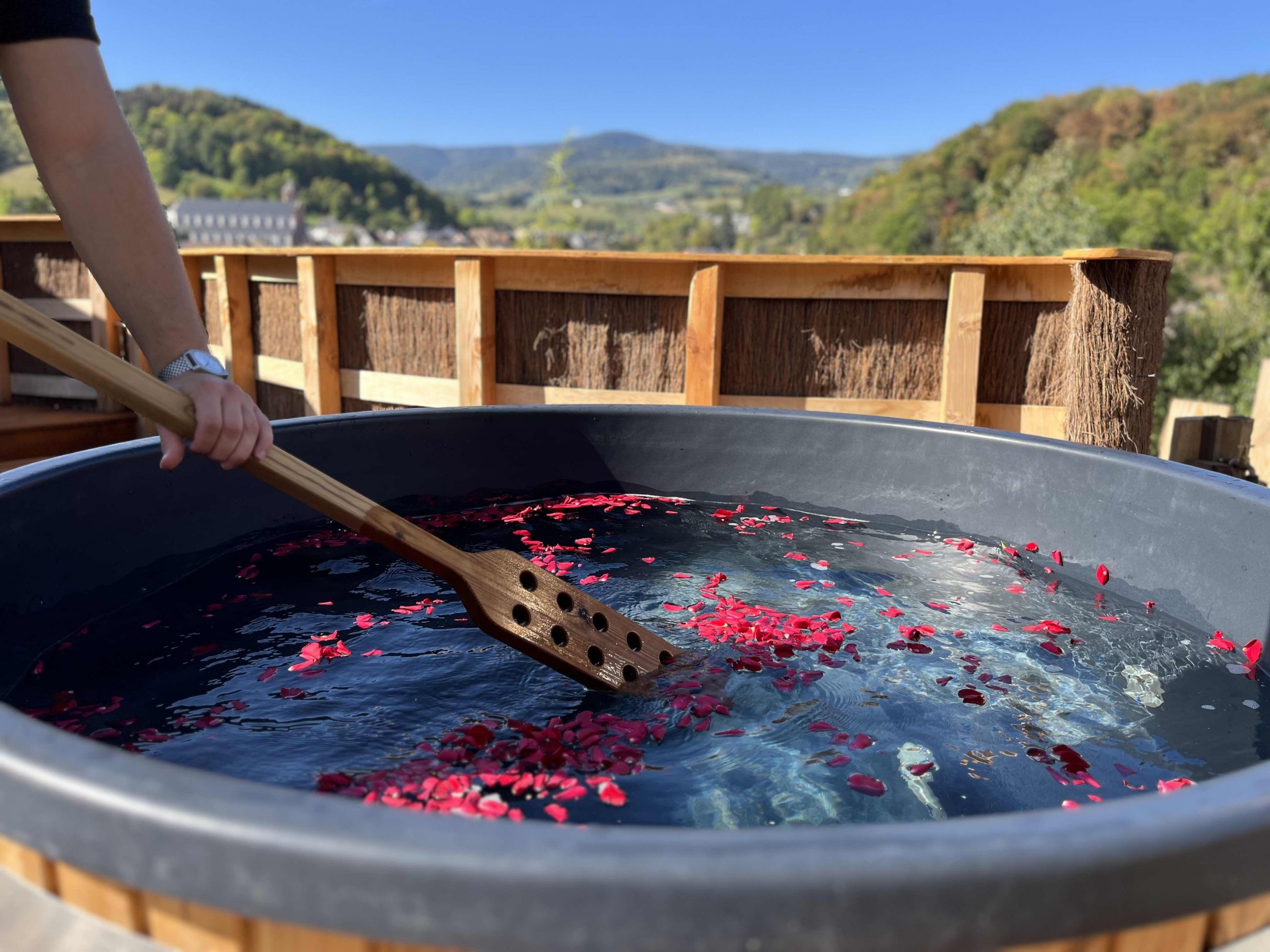 Bain Nordique avec Vue Tiny House Orion Alsace