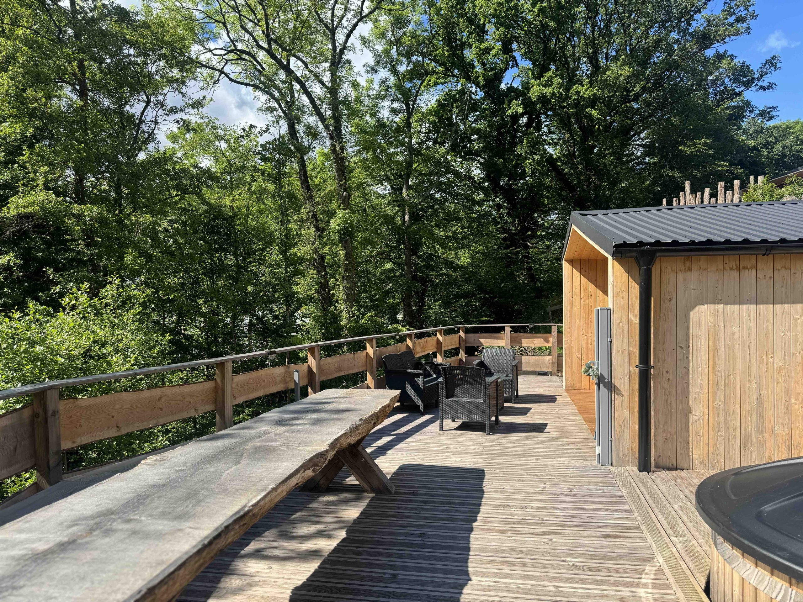 Tiny House Cephee Gite Insolite Terrasse et Bain Nordique Alsace