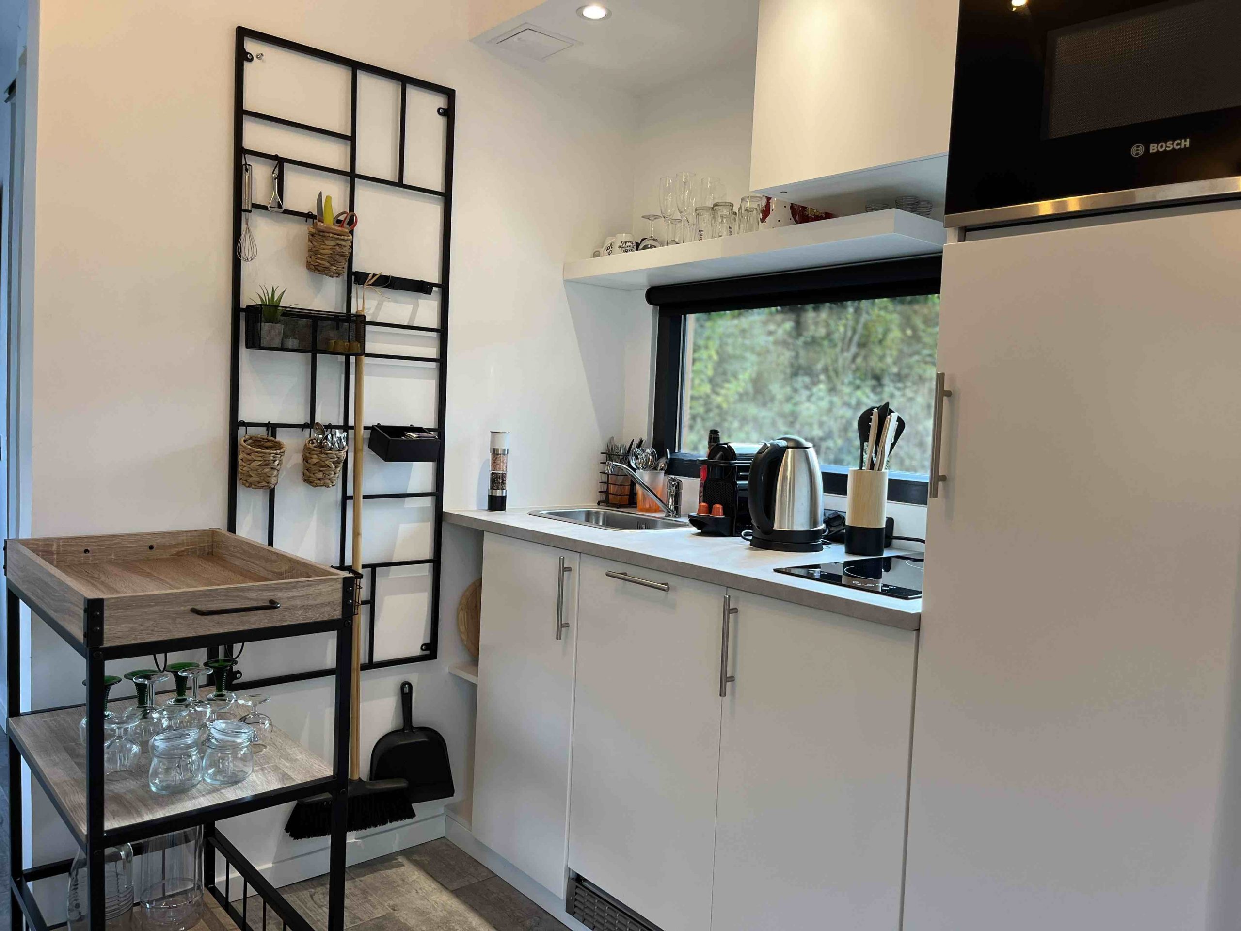 Cuisine Pégase Tiny House Gite insolite Alsace