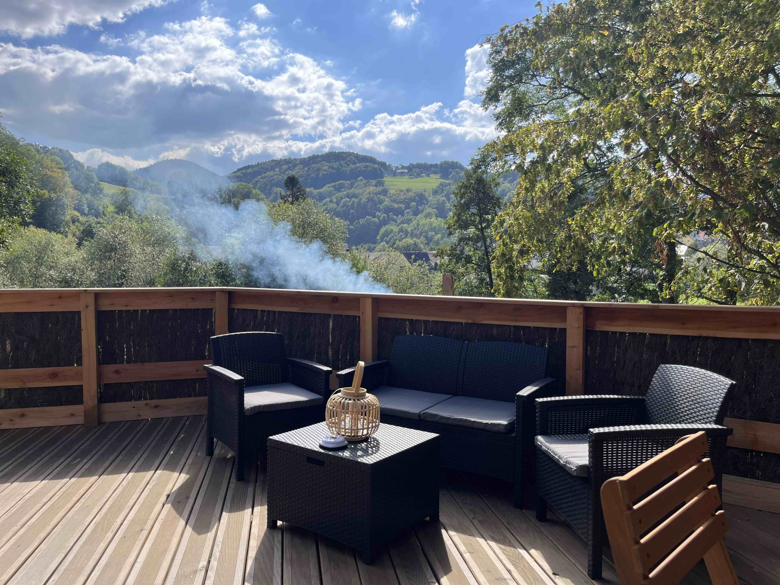 Gite Insolite Terrasse Bain Nordique Alsace