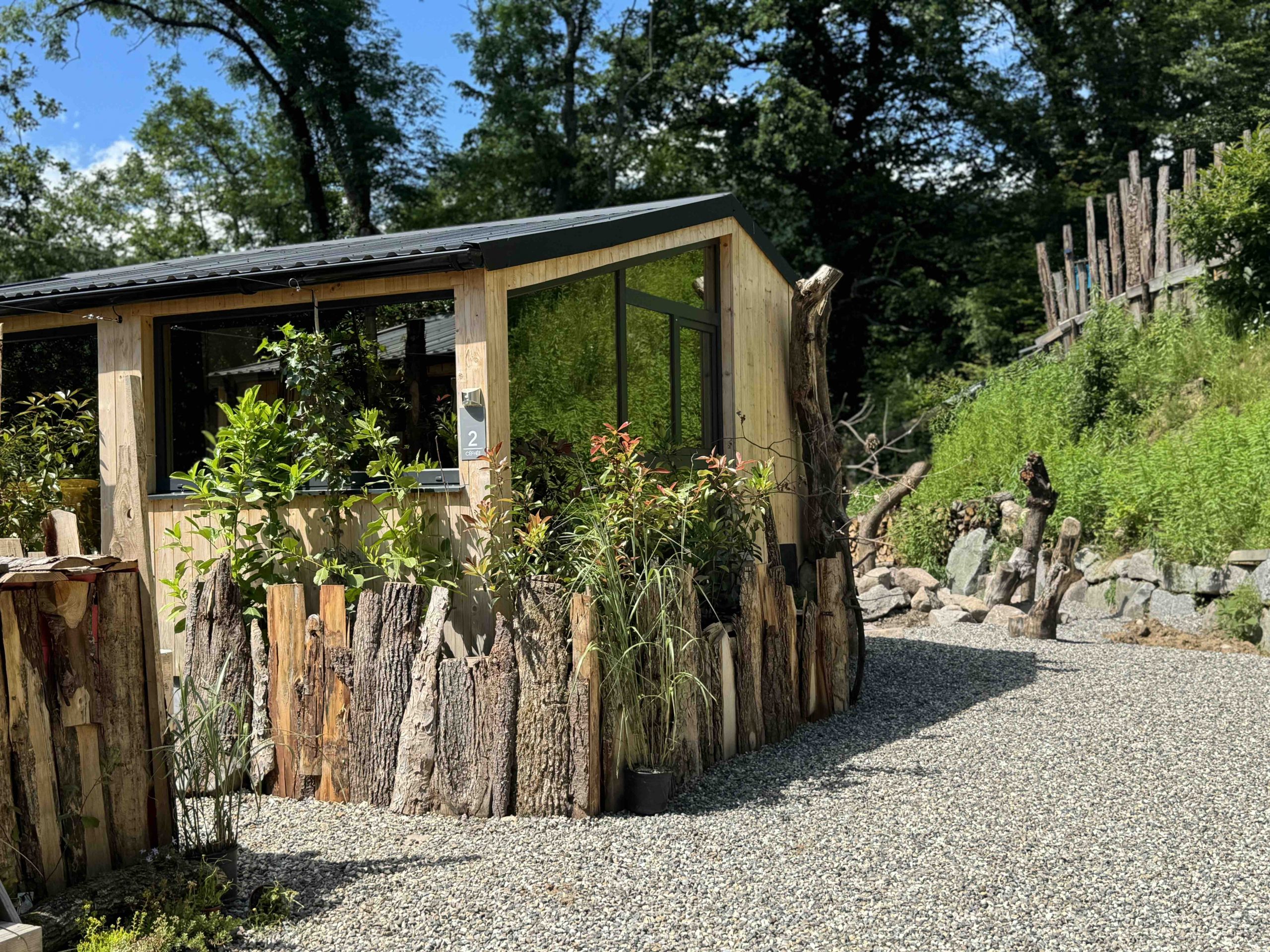 Tiny House Cephee Gite Insolite Terrasse et Bain Nordique Alsace