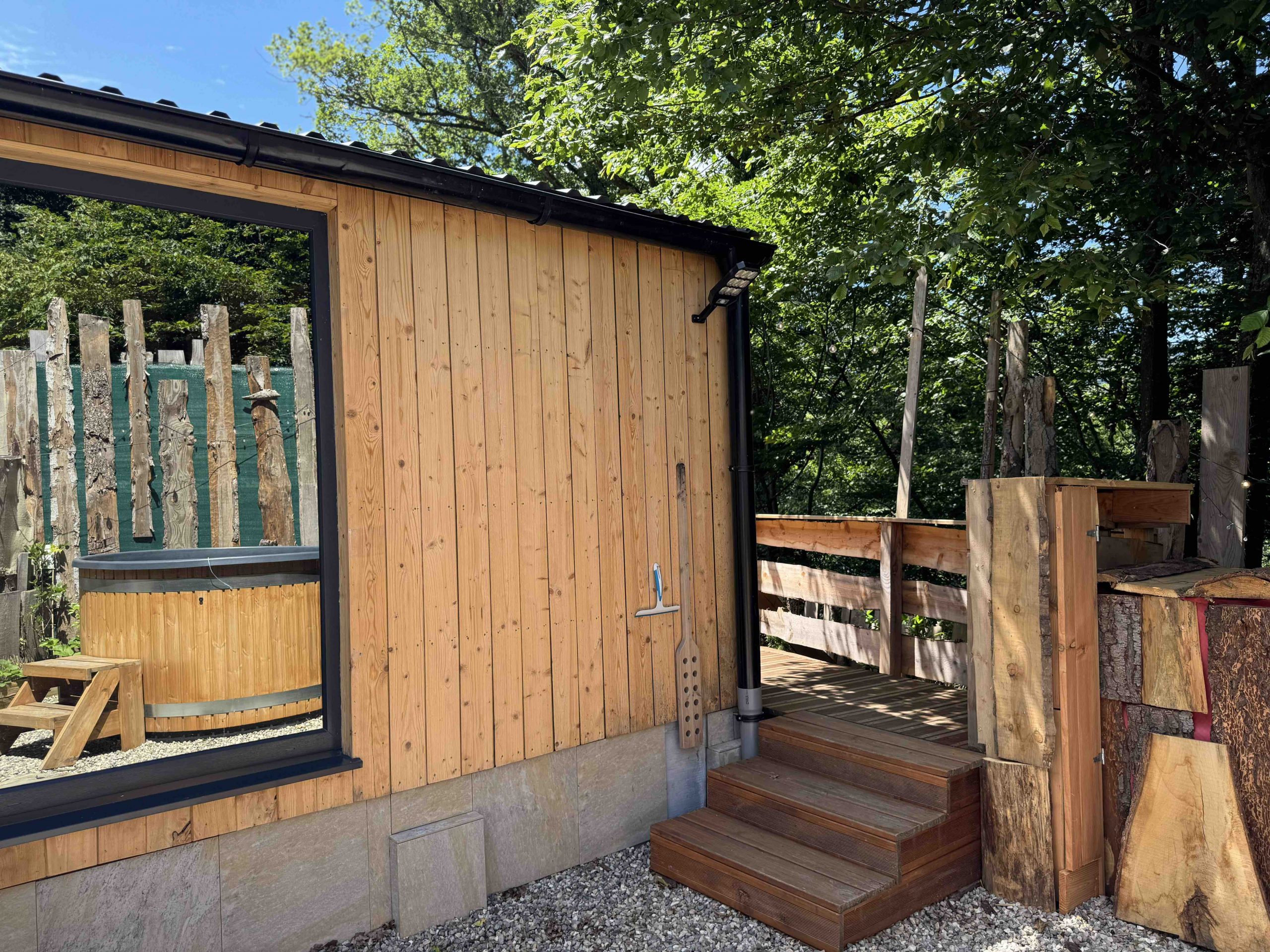 Gite Insolite Tiny House Pegase Bain Nordique Terrasse Alsace